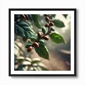 Coffee Beans On A Tree 67 Art Print