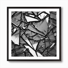 Broken Glass 9 Art Print