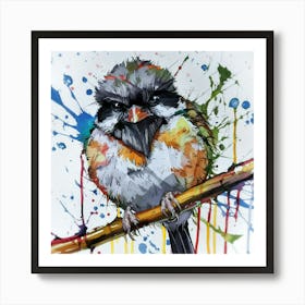 Bird On A Branch 5 Art Print