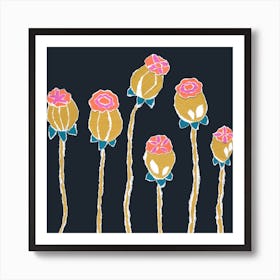 Seed Pods Art Print