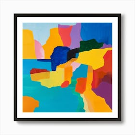 Abstract Travel Collection Anguilla 7 Art Print