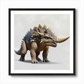 Triceratops 9 Art Print