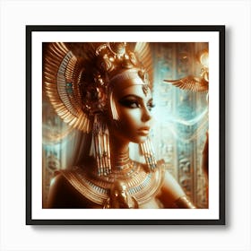 Ancient Egyptian Goddess Isis 2 Art Print