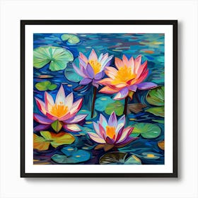 Water Lilies 5 Art Print
