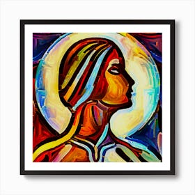 Hecate Glass Mosaic 3 Art Print