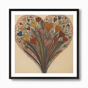 Heart of Hearts Art Print