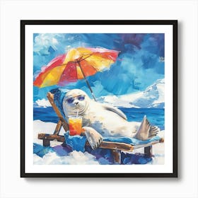 Hot Weddell Seals Poster