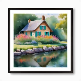 House By The River 1 Art Print