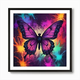 Butterfly Painting 251 Art Print