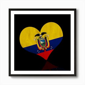 Heart Of Ecuador Art Print