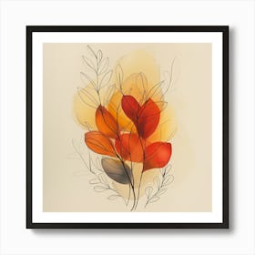 Autumn Leaves Poster