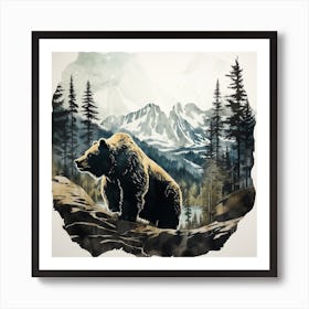 Bear Mountain Art Print