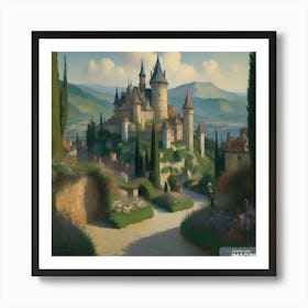 Castle Painting Art Print