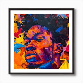 African American Man Inspiring Art Print