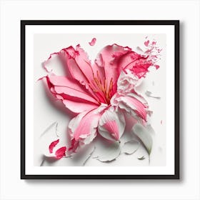 Pink Lily Art Print