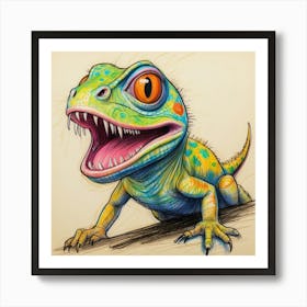 Lizard 26 Art Print