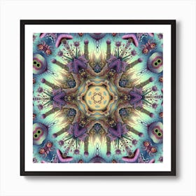 Psychedelic Mandala 81 Poster