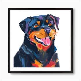 Rottweiler 02 Art Print