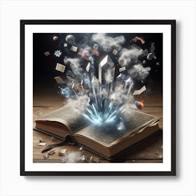 rain of crystal Art Print