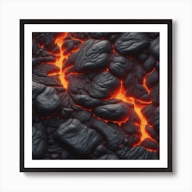 Lava Flow 32 Art Print