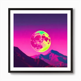 Full Moon In The Sky Art Print