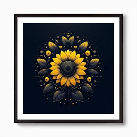 Sunflower Wall Art Art Print