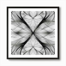 Abstract Black And White Design Art Print