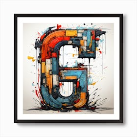 Letter G 5 Affiche