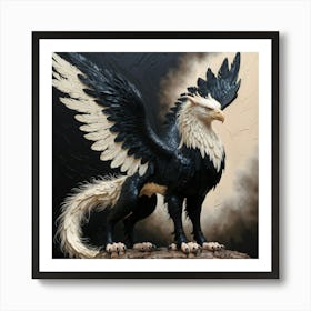 Majestic Griffin Art Print