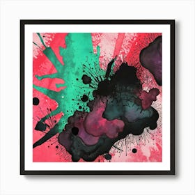 Abstract Lithograph This Artwork Is Inspired By The art print painting 1 Art Print