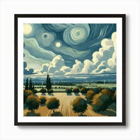 Starry Night Art Print