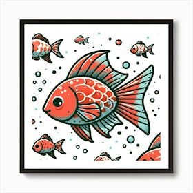 Fishes Art Print