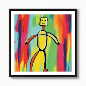 Robot Art Print