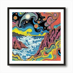 Psychedelic Painting 1 Art Print