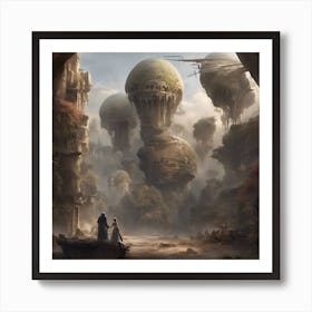 City In The Sky Art Print