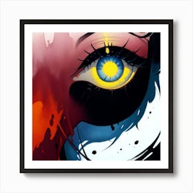 Eye Of The Tiger 1 Art Print