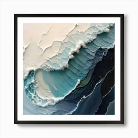 Abstract Of A Wave 5 Art Print