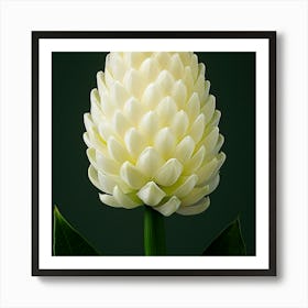 White Tulip Art Print