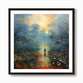 Canvas of Monet's Dreams Art Print