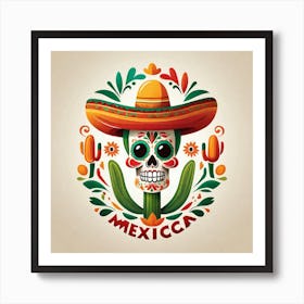 Mexican Skull 99 Art Print