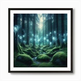 Fairy Forest 4 Art Print