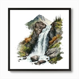 Waterfall 3 Art Print