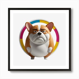 Bulldog Art Print