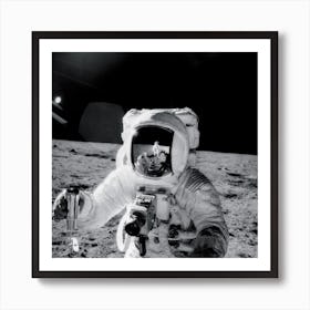 Man On The Moon Nasa Art Print