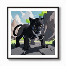 Black Panther 6 Art Print