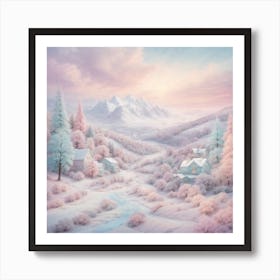 Winter's Embrace Art Print