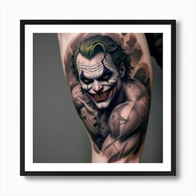 Joker Tattoo 19 Art Print