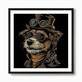 Steampunk Dog 17 Poster