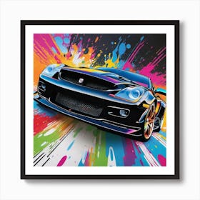 Car Painting 17 Art Print