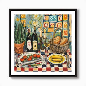 La Locanda Del Sentiero Trattoria Italian Food Kitchen Art Print